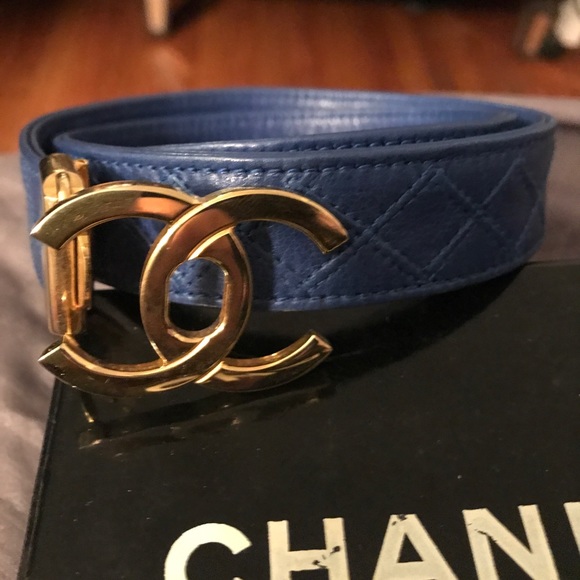 Chanel blue gorgeous belt - Picture 3 of 5